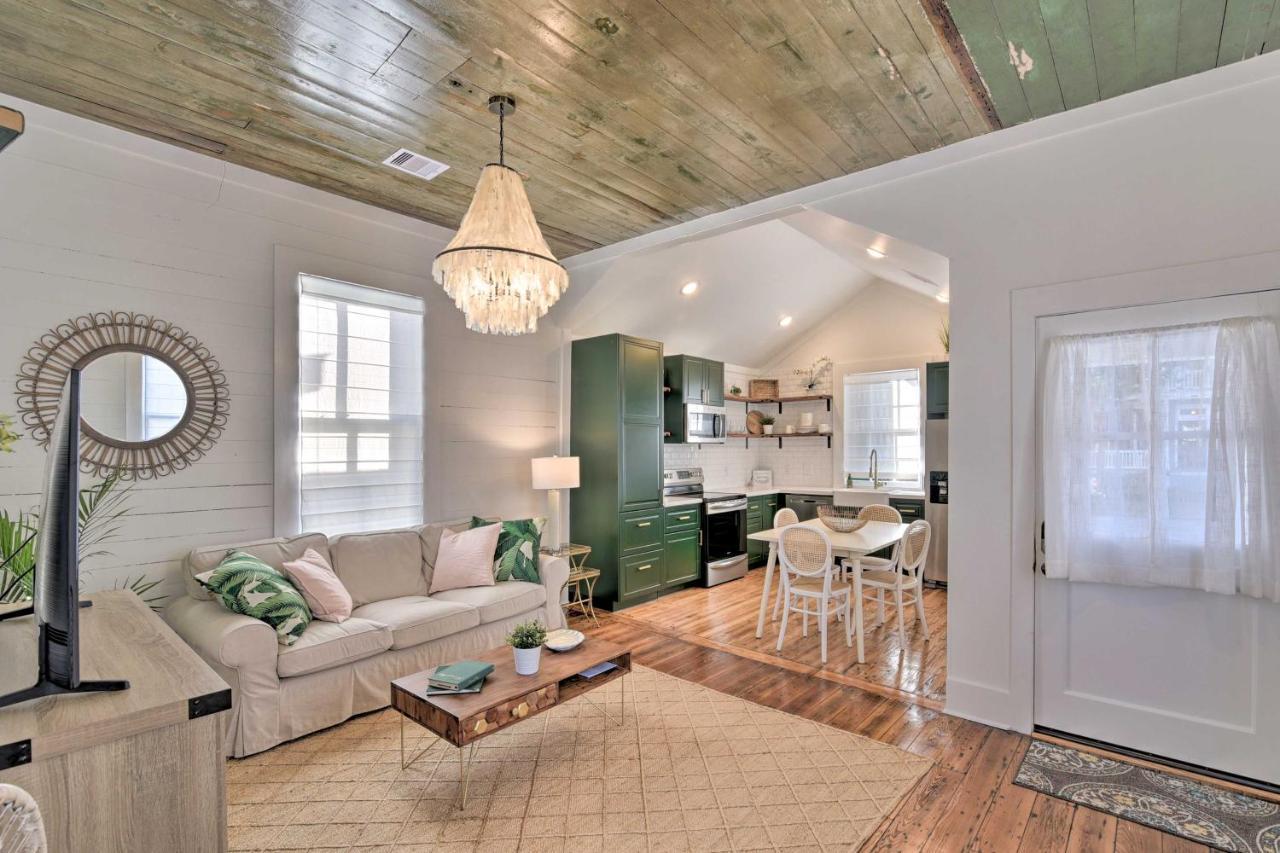 Bright Galveston Cottage Close To Beach And Strand Extérieur photo