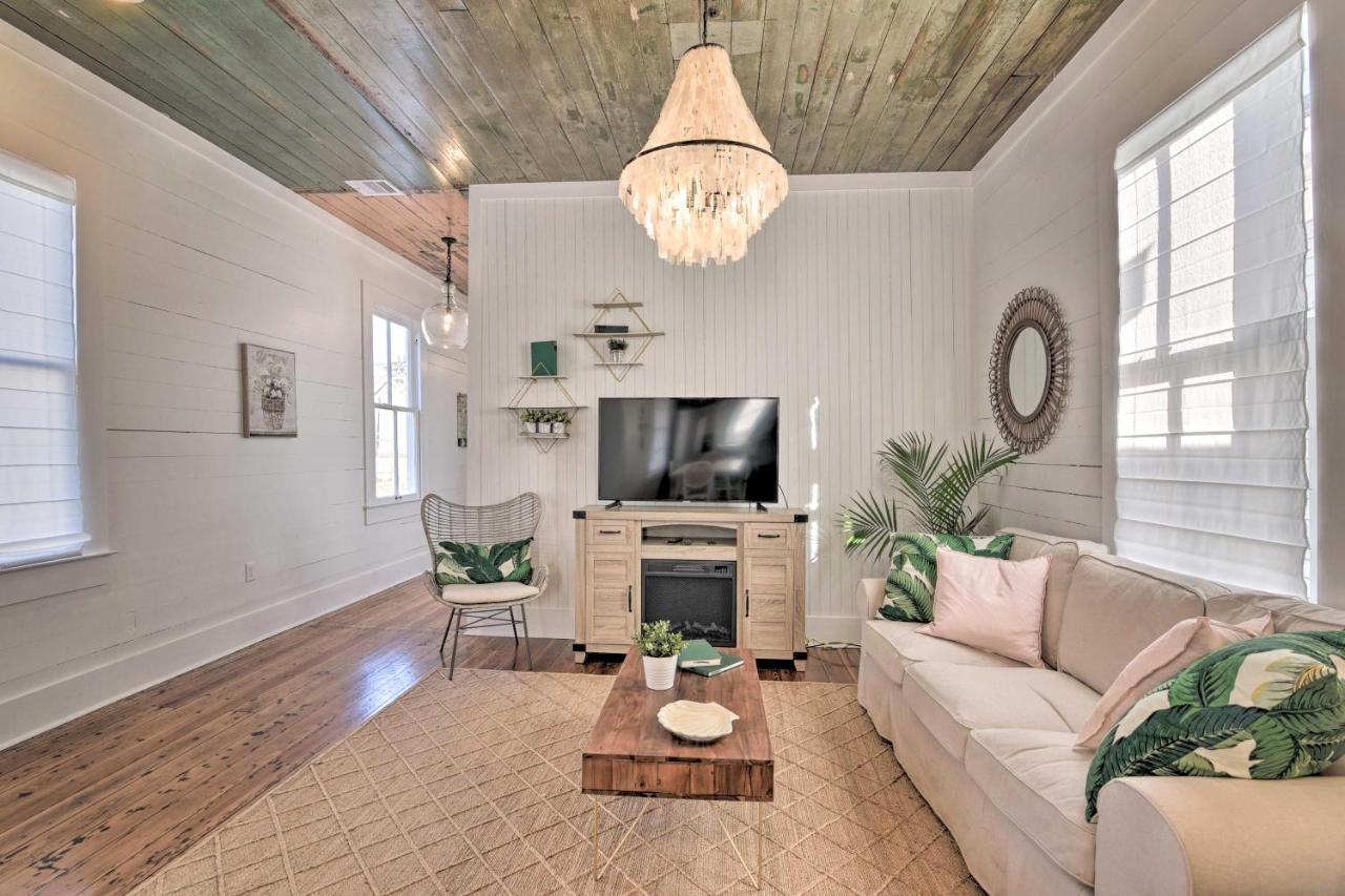 Bright Galveston Cottage Close To Beach And Strand Extérieur photo